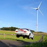 Walter Gromöller im Opel Ascona 400 war im Saarland schnellster Pilot in der DRM Historic Wertung