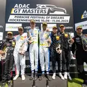 Das Podium vom ADAC GT Masters-Sonntagsrennen