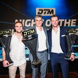 Lucas Auer, Christoph Sagemüller (Leiter Mercedes-AMG Motorsport), Maro Engel (v.l.n.r.), Night of the Champions 2025, Hockenheim
