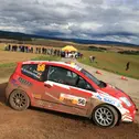 Ersten Divisionssieg gefeiert: Florian Just im Citroen C2R2.