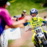Lucas Leok ( Estland / Husqvarna / Team #111 ) beim ADAC MX Junior Cup