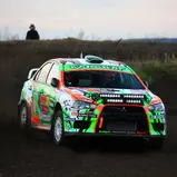 #22 Raphael Ramonat / Karina Derda / Mitsubishi Lancer Evo X / NC 1 / F, Lausitz Rallye