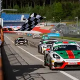 #23 Stefan Bostandjiev / Pavel Lefterov / Overdrive Racing / Porsche 718 Cayman GT4 RS CS