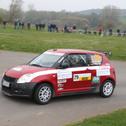 Liegen mit an der Spitze der Gesamtwertung: Max Schumann / Sascha Altekrüger im Suzuki Swift