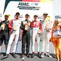 ADAC Formel 4, Red Bull Ring, Podium, Rennen 2, Prema Powerteam, Juan Manuel Correa, Van Amersfoort Racing, Felipe Drugovich, Prema Powerteam, Marcus Armstrong, Laurin Heinrich, Laurin Heinrich