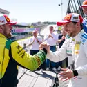 Mercedes-AMG-Pilot Lucas Auer (rechts) stand beim Heimspiel auf dem Podium