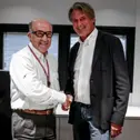 ADAC Sportpräsident Hermann Tomczyk und Carmelo Ezpeleta, CEO von DORNA Sports ADAC Sportpräsident Hermann Tomczyk und Carmelo Ezpeleta, CEO von DORNA Sports