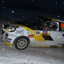 Der Vorjahressieger des ADAC Opel Rallye Cups,Tom Kristensson, gewinnt die 2WD-Wertung im Opel Adam R2