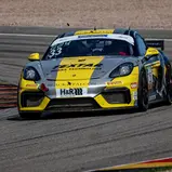 #33 / Black Falcon Team Textar / Porsche 718 Cayman GT4 CS MR / Daniel Schwerfeld / Axel Sartingen