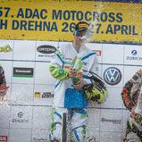 ADAC MX Masters, Fürstlich Drehna, Sebastien Pourcel ( KTM / Frankreich ), Dennis Ullrich ( KTM / Deutschland ) und Pascal Rauchenecker ( KTM / Österreich )