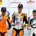 ADAC Junior Cup powered by KTM, Nürburgring, Podium, Pedro John, Lukas Tulovic, Tim Georgi
