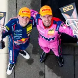 #69 Thierry Vermeulen (NLD / Ferrari 296 GT3 Evo / Emil Frey Racing) und Rennsieger #14 Matteo Cairoli (ITA / Ferrari 296 GT3 Evo / Emil Frey Racing), Circuit Zandvoort 2026