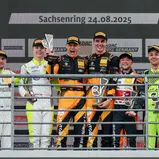 Podium Junior-Klasse Rennen 2, Sachsenring