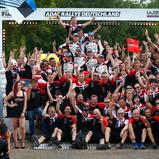 ADAC Rallye Deutschland, Toyota Gazoo Racing WRT, Sebastian Marschall, Kris Meeke, Martin Järveoja, Tommi Mäkinen, Jari-Matti Latvala, Ott Tänak, Miikka Anttila, Podium