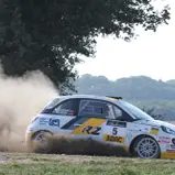 Bislang viel Staub aufgewirbelt: Marijan Griebel vom ADAC Opel Rallye Junior Team