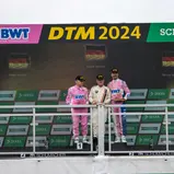 Siegerehrung nach Lauf zwei der DTM Classic