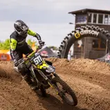 Jan Krug ( Deutschland / Triumph / DÖRR MOTORSPORT TRIUMPH RACING ) beim ADAC MX Youngster Cup