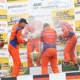 ADAC GT Masters, Nürburgring, kfzteile24 MS RACING, Florian Stoll, Marc Basseng, Daniel Dobitsch, Edward Sandström