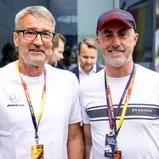 Alte Bekannte: Bernd Schneider und David Brabham