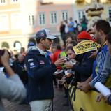 ADAC Rallye Deutschland, Showstart, Porta Nigra, Trier, Sébastien Ogier, Volkswagen Motorsport