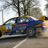 Dritter Sieg in Folge: Hermann Gaßner im Mitsubishi Lancer