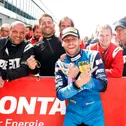 Mit seinem Team Abt Sportsline jubelte Ricardo Feller über seinen zweiten Podiumsplatz der Saison 