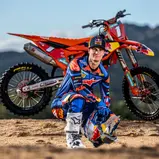 Längenfelder wurde 2019 ADAC MX Junior Cup 125-Champion und wechselte danach in die Motocross-Weltmeisterschaft (Foto: JP Acevedo/KTM)