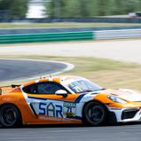 #71 Wimmer Werk Motorsport / David Lackner / Philipp Dietrich / Porsche 718 Cayman GT4 RS CS / Dekra Lausitzring