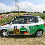 Führung in der Divison fünf ausgebaut: Konstantin Keil im Skoda Fabia R2 