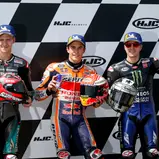 Die Top-Drei im MotoGP Qualifying