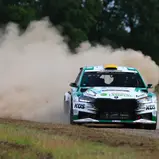 #1 / M. Griebel / T. Braun / Skoda Fabia RS Rally2 / RC2 / ADAC Rallye Stemweder Berg