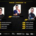 Das Podium nach Rennen 2