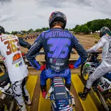 Nico Greutmann ( Schweiz / Husqvarna / CAT MOTO BAUERSCHMIDT HUSQVARNA ) beim ADAC MX Youngster Cup