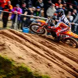 Moritz Ernecker ( Österreich / KTM / NORMAN KTM FACTORY ROOKIES ) beim ADAC MX Junior Cup 125