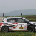 Starker Auftritt: Mark Wallenwein (Skoda Fabia S2000) sicherte sich mit dem zweiten Gesamtrang wichtige Meisterschaftspunkte