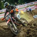 Dean Gregoire setzt sich im ADAC MX Junior Cup 85 nach einem spanenden Duell gegen Weltmeister Dani Heitink durch