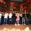 Die Sieger des ADAC Rallye Masters: Auer, Hirsch, Mohe, Schumann, Lade, Schwedt, Wichura, Kaspar (v.l.)