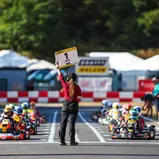 1-Minute-Schild, ADAC Kart Masters Kerpen