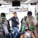 Bruno Spengler, DTM-Champion 2012, moderierte die Track Safari