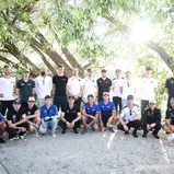 Die DTM-Stars besuchten am Freitagabend den Branchentreff „MotorSport Lounge“