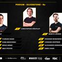 Das Podium nach Rennen 2