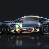 Seitenansicht des Aston Martin Vantage GT4 vom Team Speed Monkeys © Team Speed Monkeys