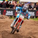 Lucas Leok startet am Sonntag von der Pole-Position on die zwei Wertungsläufe des ADAC MX Junior Cup 125