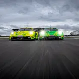 #90 und #91 Porsche 911 GT3 R 992 / Manthey EMA, Test Hockenheim