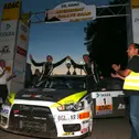Sieger der 'LiterMonte': Herman Gaßner Junior und Ursula Mayrhofer im Mitsubishi Lancer R4
