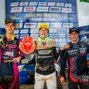 Das ADAC MX Youngster Cup Podium (v.l.): Fredsoe, Skovbjerg, Mansukkamäki