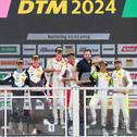 Das Podium im Sonntagsrennen auf dem Norisring