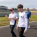 Für die Talente wie Rocco Sessler stand zunächst ein Trackwalk mit Bradl an (c) Markus Toppmöller
