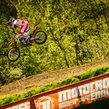 ADAC MX Masters, Jauer, Zachary Pichon ( Frankreich / Suzuki / Team Suzuki World MX2 ) auf seiner Maschine beim ADAC MX Youngster Cup