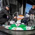 Maro Engel präsentierte das E-Kart des Inklusionsprojekts United in Dreams